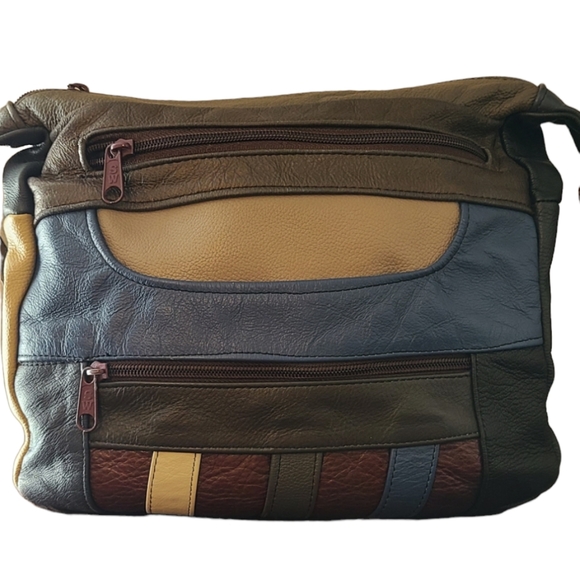 Leather Crossbody Handbag - Picture 3 of 12